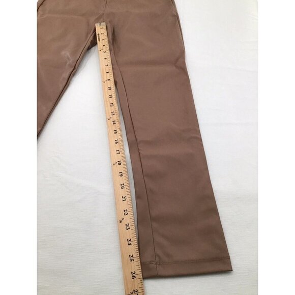 Shinestar Womens Size Large Super High Waist Perfect Fit Vegan Leather Pants - Picture 5 of 6